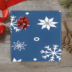 Wrapping
Paper Gift Wrap – Blue Snowflake – 1, 2, 3, 4 or 5 Rolls Gifts/Party/Celebration Birthday present paper