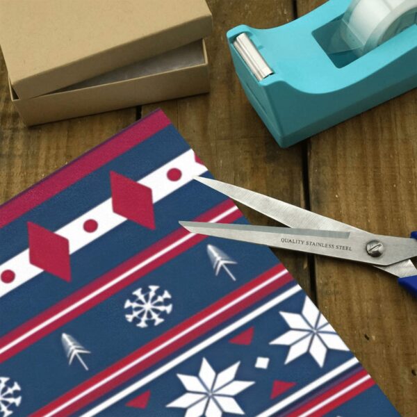 Wrapping
Paper Gift Wrap – Americana Christmas – 1, 2, 3, 4 or 5 Rolls Gifts/Party/Celebration Birthday present paper 4