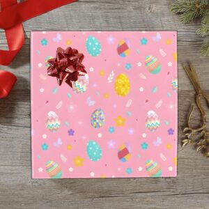 Wrapping  Paper Gift Wrap – Pink Easter Eggs – 1, 2, 3, 4 or 5 Rolls Gifts/Party/Celebration Birthday present paper