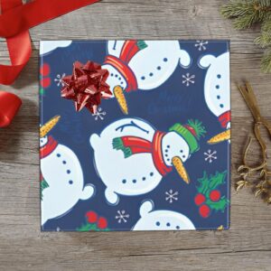 Wrapping
Paper Gift Wrap – Blue Snowman Group – 1, 2, 3, 4 or 5 Rolls Gifts/Party/Celebration Birthday present paper