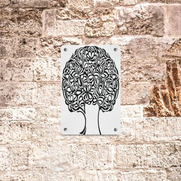 Metal Wall Art Print – Brain Tree White – 8×12 Metal Tin Sign 8"x12"(Made in Queen) Artwork Artwork Sign 4