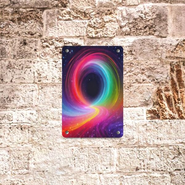 Metal Wall Art Print – Rainbow Origin – 8×12 Metal Tin Sign 8"x12"(Made in Queen) Artwork Artwork Sign 4
