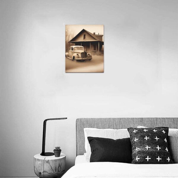 Canvas Prints Wall Art Print Decor – Framed Canvas Print 8×10 inch – Abandoned 8" x 10" Artistic Wall Hangings 4