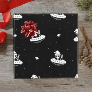 Wrapping
Paper Gift Wrap – Alien Santa Hat B/W – 1, 2, 3, 4 or 5 Rolls Gifts/Party/Celebration Birthday present paper