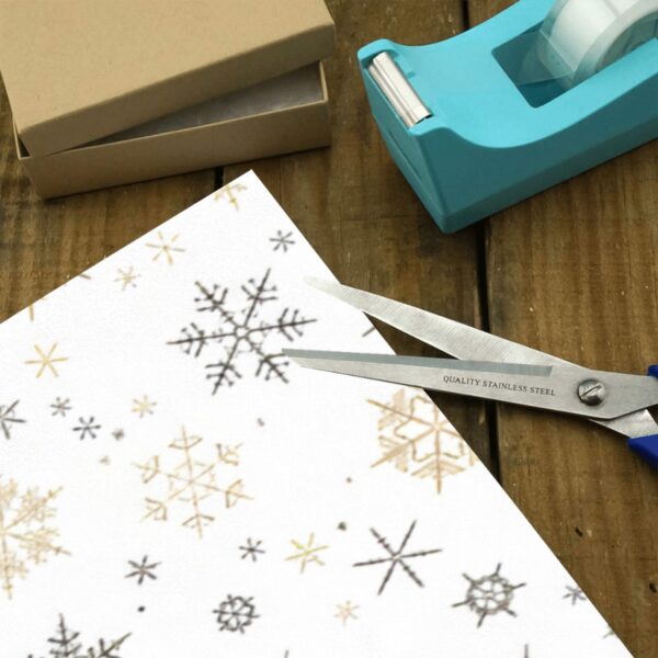 Wrapping
Paper Gift Wrap – Gold Snowflake – 1, 2, 3, 4 or 5 Rolls Gifts/Party/Celebration Birthday present paper 4