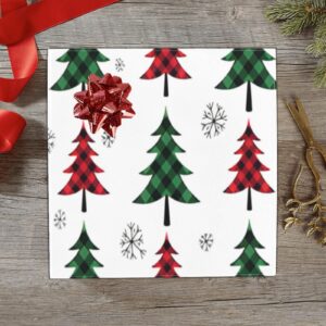 Wrapping
Paper Gift Wrap – Buffalo Plaid Christmas Trees – 1, 2, 3, 4 or 5 Rolls Gifts/Party/Celebration Birthday present paper