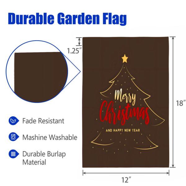 Linen Garden Flag Banner – Christmas
Winter  – Brown Tree 12″x18″   Garden Banner Flags Decorative Yard 3