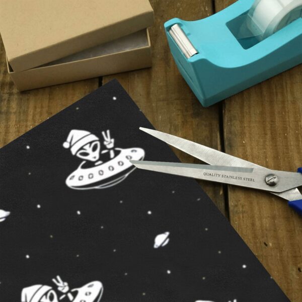 Wrapping
Paper Gift Wrap – Alien Santa Hat B/W – 1, 2, 3, 4 or 5 Rolls Gifts/Party/Celebration Birthday present paper 4