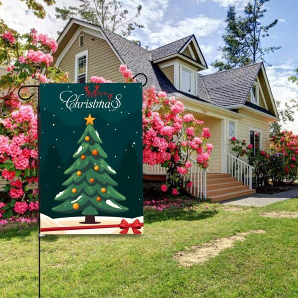 Linen Garden Flag Banner – Christmas
Winter  – Blue Tree 12″x18″   Garden Banner Flags Decorative Yard 5
