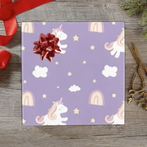 Wrapping
Paper Gift Wrap – Purple Unicorns – 1, 2, 3, 4 or 5 Rolls Gifts/Party/Celebration Birthday present paper