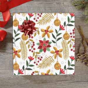 Wrapping
Paper Gift Wrap – Christmas Holiday Foliage – 1, 2, 3, 4 or 5 Rolls Gifts/Party/Celebration Birthday present paper