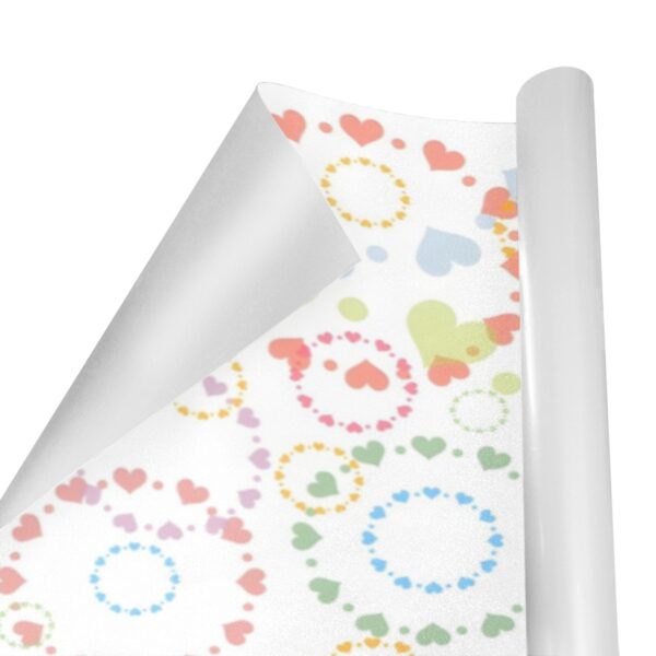 Wrapping  Paper Gift Wrap – Pastel Hearts – 1, 2, 3, 4 or 5 Rolls Gifts/Party/Celebration Birthday present paper 2