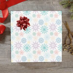 Wrapping  Paper Gift Wrap – Pastel Snow – 1, 2, 3, 4 or 5 Rolls Gifts/Party/Celebration Birthday present paper