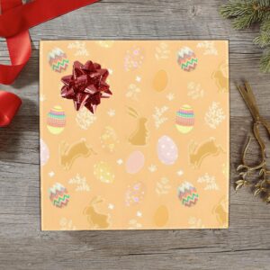 Wrapping  Paper Gift Wrap – Golden Easter Bunny – 1, 2, 3, 4 or 5 Rolls Gifts/Party/Celebration Birthday present paper