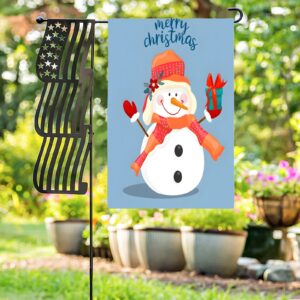 Linen Garden Flag Banner – Christmas
Winter  – Blue Snowman 12″x18″   Garden Banner Flags Decorative Yard