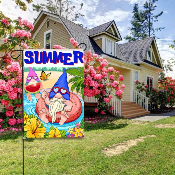 Linen Garden Flag Banner – Summer
– Gnomes 12″x18″ Garden Banner Flags Decorative Yard 5