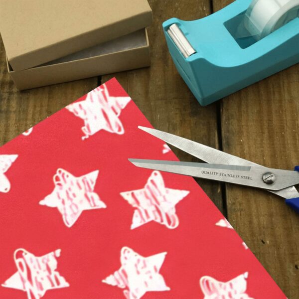 Wrapping
Paper Gift Wrap – Red Stars – 1, 2, 3, 4 or 5 Rolls Gifts/Party/Celebration Birthday present paper 4