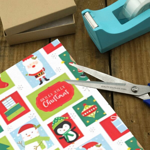 Wrapping
Paper Gift Wrap – Christmas Snow Friends – 1, 2, 3, 4 or 5 Rolls Gifts/Party/Celebration Birthday present paper 4