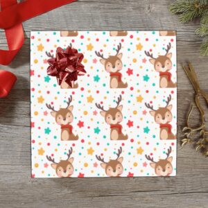 Wrapping  Paper Gift Wrap – Oh Deer – 1, 2, 3, 4 or 5 Rolls Gifts/Party/Celebration Birthday present paper