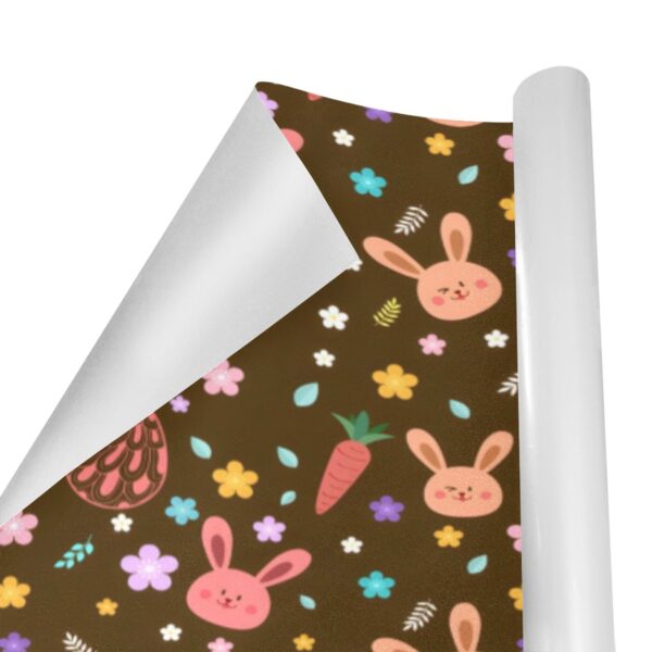 Wrapping  Paper Gift Wrap – Brown Easter Bunny – 1, 2, 3, 4 or 5 Rolls Gifts/Party/Celebration Birthday present paper 2