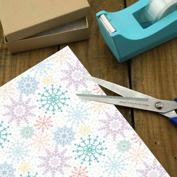 Wrapping  Paper Gift Wrap – Pastel Snow – 1, 2, 3, 4 or 5 Rolls Gifts/Party/Celebration Birthday present paper 4