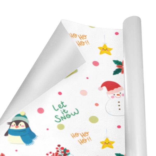 Wrapping  Paper Gift Wrap – Let It Snow – 1, 2, 3, 4 or 5 Rolls Gifts/Party/Celebration Birthday present paper 2