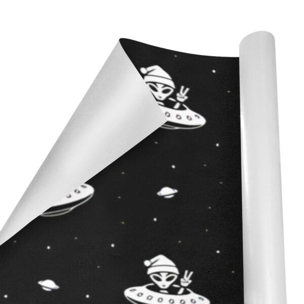 Wrapping
Paper Gift Wrap – Alien Santa Hat B/W – 1, 2, 3, 4 or 5 Rolls Gifts/Party/Celebration Birthday present paper 2