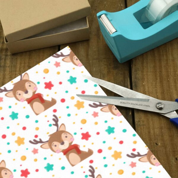 Wrapping  Paper Gift Wrap – Oh Deer – 1, 2, 3, 4 or 5 Rolls Gifts/Party/Celebration Birthday present paper 4