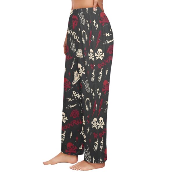 Ladies Sleeping Pajama Pants – Rock Lips – Women's Pajamas Clothing Cozy Lounge Trousers 2