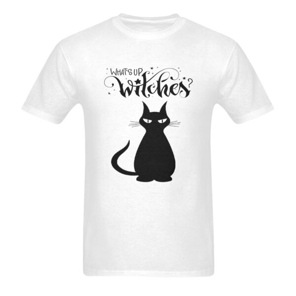 Unisex T-Shirt – Heavy Cotton Shirt – Halloween Witches – White Clothing Custom shirts 3