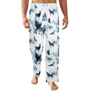Men’s Sleeping Pajama Pants – Silouette – Men’s Pajamas Clothing Cozy Lounge Trousers