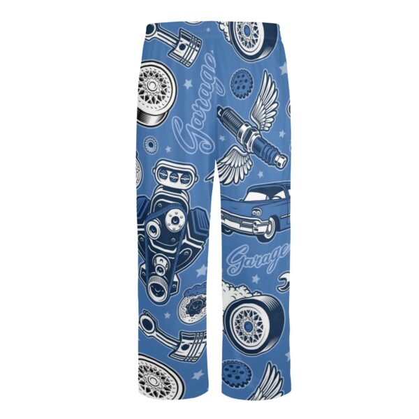 Men’s Sleeping Pajama Pants – Blue-HotRod – Men’s Pajamas Clothing Cozy Lounge Trousers 5