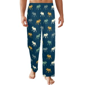 Men’s Sleeping Pajama Pants – Moose-Tracks – Men’s Pajamas Clothing Cozy Lounge Trousers