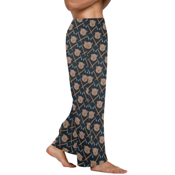 Men’s Sleeping Pajama Pants – Brown-Bear – Men’s Pajamas Clothing Cozy Lounge Trousers 2