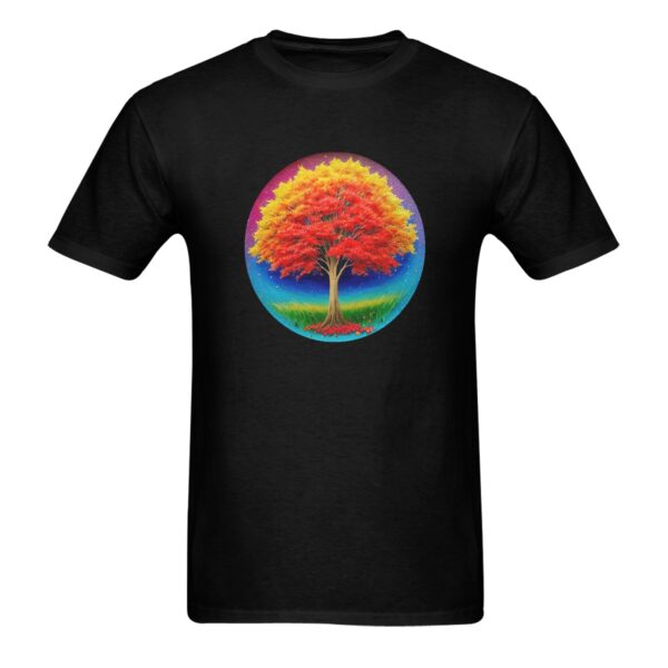 Unisex T-Shirt – Heavy Cotton Shirt – Growth – Black Clothing Custom shirts 3