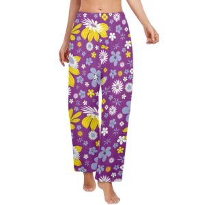 Ladies Sleeping Pajama Pants – Hippie – Women's Pajamas Clothing Cozy Lounge Trousers
