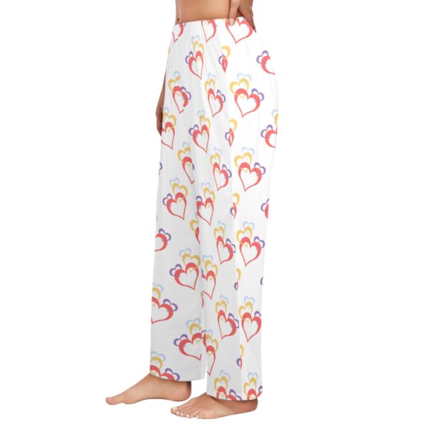 Ladies Sleeping Pajama Pants – Hollow Hearts –  Women's Pajamas Clothing Cozy Lounge Trousers 2