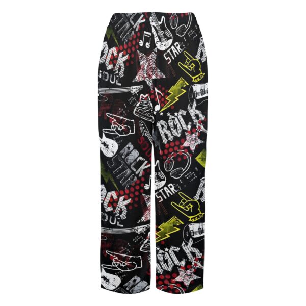 Ladies Sleeping Pajama Pants – Rock Star – Women's Pajamas Clothing Cozy Lounge Trousers 4