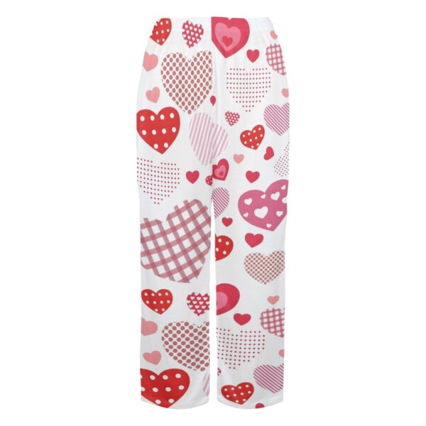 Ladies Sleeping Pajama Pants – Heart Stencil – Women's Pajamas Clothing Cozy Lounge Trousers 4