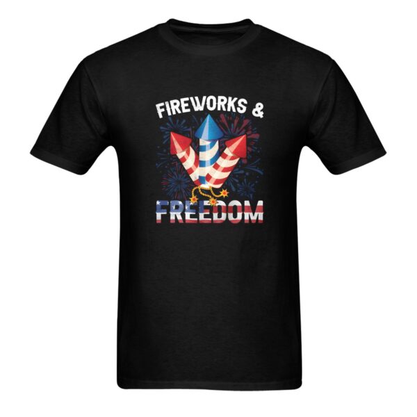 Unisex T-Shirt – Heavy Cotton Shirt – Freedom – Black Clothing Custom shirts 3