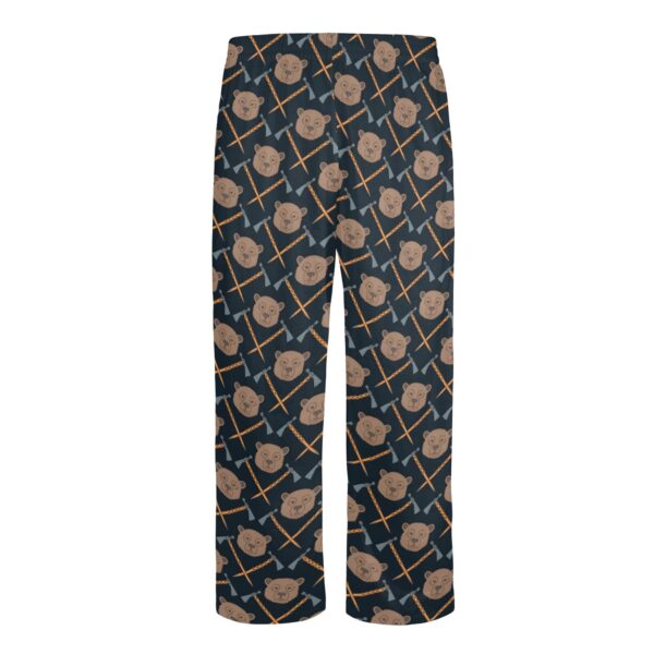 Men’s Sleeping Pajama Pants – Brown-Bear – Men’s Pajamas Clothing Cozy Lounge Trousers 5