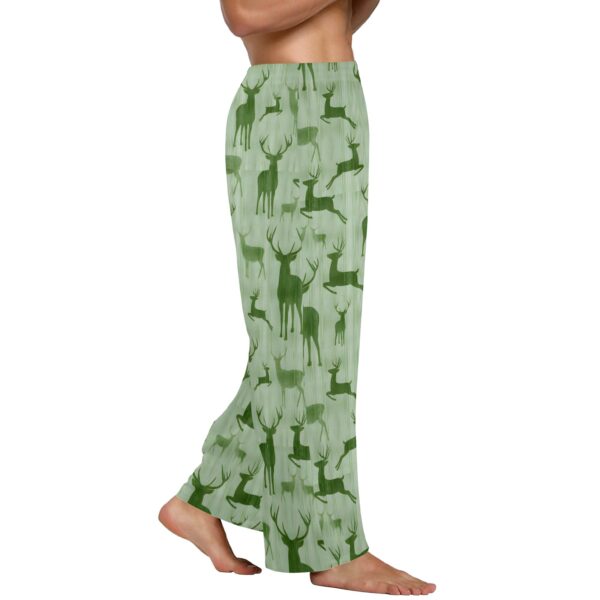 Men’s Sleeping Pajama Pants – En-Deer-Ing – Men’s Pajamas Clothing Cozy Lounge Trousers 2