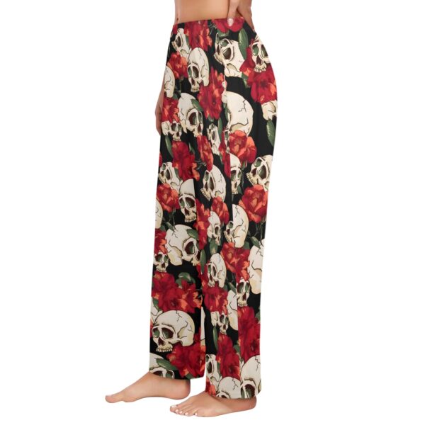 Ladies Sleeping Pajama Pants – Skully – Women's Pajamas Clothing Cozy Lounge Trousers 2