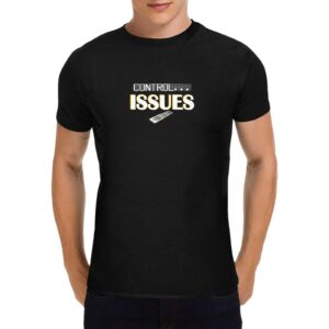 Unisex T-Shirt – Heavy Cotton Shirt – Control – Black Clothing Custom shirts