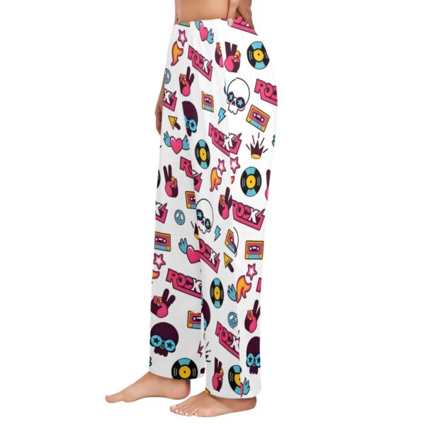 Ladies Sleeping Pajama Pants – 80s Rock – Women's Pajamas Clothing Cozy Lounge Trousers 2