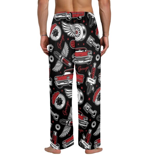 Men’s Sleeping Pajama Pants – Red-HotRod – Men’s Pajamas Clothing Cozy Lounge Trousers 3
