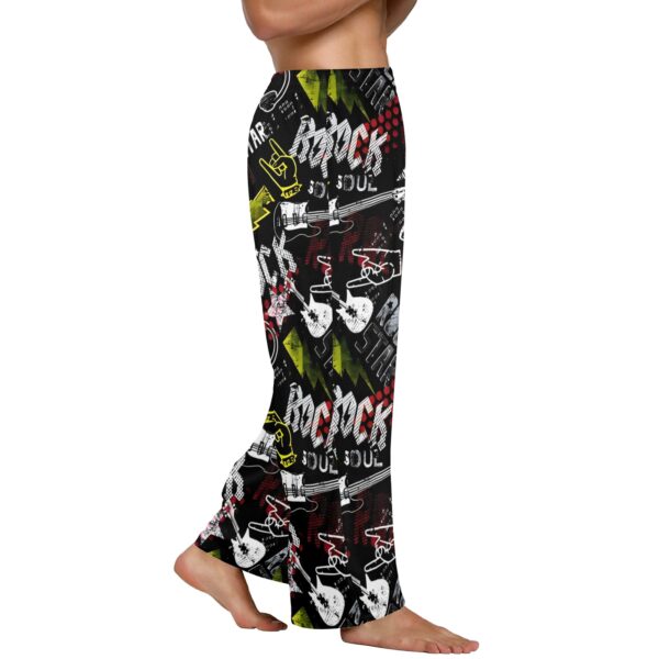Men’s Sleeping Pajama Pants – Rock-Star – Men’s Pajamas Clothing Cozy Lounge Trousers 2