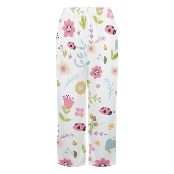 Ladies Sleeping Pajama Pants – Ladybug Garden – Women's Pajamas Clothing Cozy Lounge Trousers 4