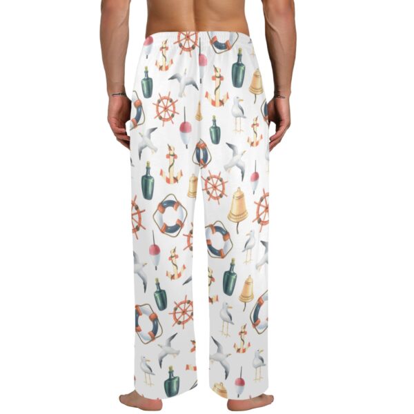Men’s Sleeping Pajama Pants – seafarer – Men’s Pajamas Clothing Cozy Lounge Trousers 3