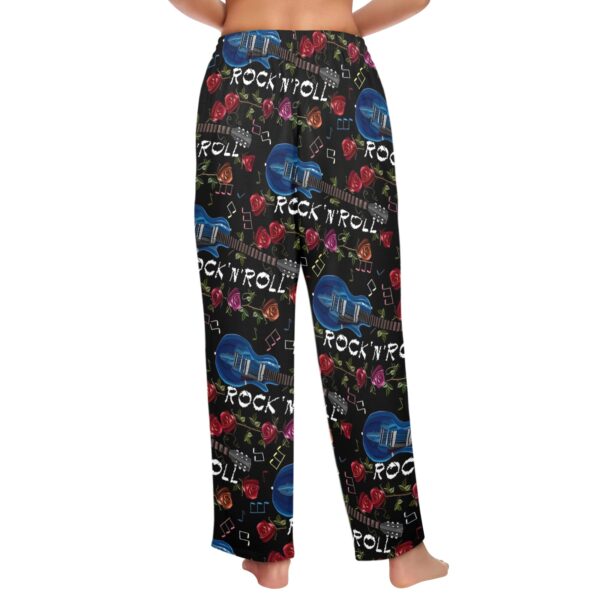Ladies Sleeping Pajama Pants – Freedom Rock – Women's Pajamas Clothing Cozy Lounge Trousers 3